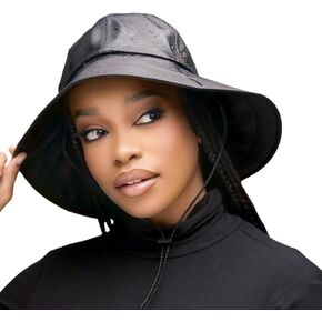 Hairbrella Satin-Lined, Waterproof Souwester Hat