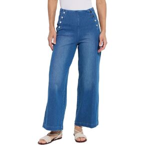 Lyssé Mallory Sailor Denim Pants for Women
