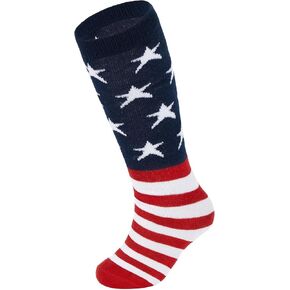 Zando Kids Soccer Socks Baseball Football Softball Socks Cotton Girls Uniform Socks Boys Knee High Socks