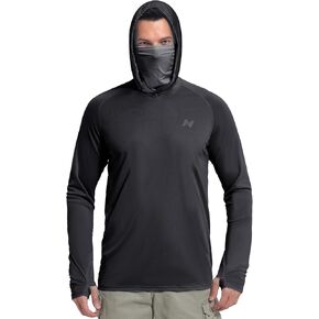 isnowood sun shirt upf 50+ men fishing long leareve guard just juking swiming ust uc protection hoodie
