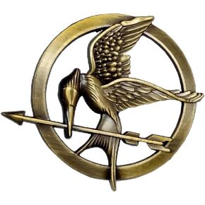 The Hunger Games Mockingjay Prop Pin Brooch Badge 1.5" in