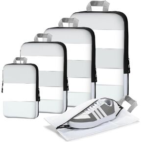 Compression Packing Cubes for Travel,5 Set of Packing Cubes for Suitcases,Compression Packing Cubes for Carry on,Travel Bags Organizer for Luggage