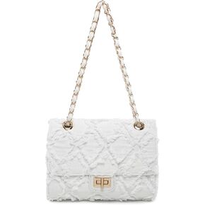 MKP Women Conder Counter Facs Meanted Crossbody Crossed Jean Denim Purse Bage Bag Bag Bag Bag Bag Bag Bag Bag Bag Bag Bag Bag Bag Bage مع سلسلة سلسلة