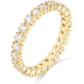 1-8 Carat (ctw) White Gold Round Cut LAB GROWN Diamond Eternity Band (Color H-I Clarity VS1-VS2)
