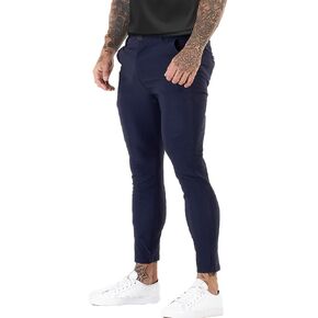 Gingtto Mens Dress Pants Slim Fit Bants Chino للرجال الرسميين
