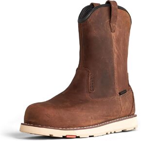The Brunt Bolduc (Comp eoe) - Brown - 9 "Proof -On Wellington Welldge Work Boot - EH Rated - Slip + Resistant - عرض عرض قابل للتعديل