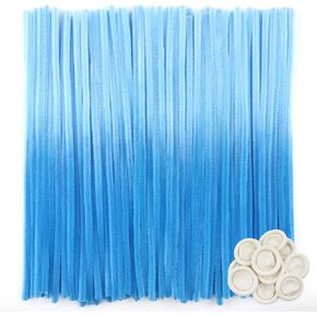TOOB 100pcs أنابيب منظفات الأنابيب تدرج وردي تشنيل سيقان للحرف اليدوية 12 بوصة عصي غامضة لوازم الحرف لمشاريع الفنون الفنية ديكورات المنزل