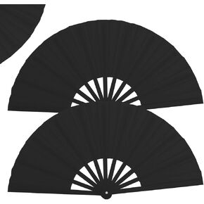 2 Pack Boots On The Ground Fans, Fans for Line Dancing, Large Hand Fans for Women Foldable Clack Fan for Wedding Party Favor Performance Dance Home Decorations Festival Gift