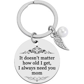 OUMILAN Mother's Day Gifts for Mom Birthday Valentine's Day Christmas Thanksgiving Day Keychain Gifts from Daughter Son