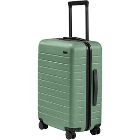 Away Bigger Carry-On Luggage, Lightweight Hardside Large Suitcase with Spinner Wheels, TSA Lock, Airline Approved, Navy Blue