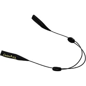 Cablz Zipz XL قابلة للتعديل نظارات القابلة للتعديل | قابلة للتعديل ، خفيفة الوزن ، منخفضة ، حزام التجنيب النظارات | أسود
