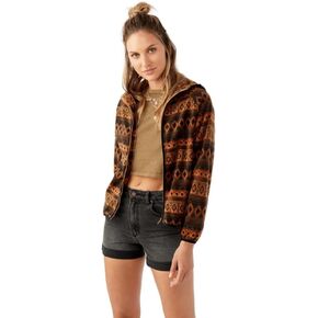 O'NEILL Womens Lunya Superfleece Jacket, Rustic Brown, Xl