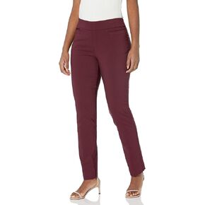 Briggs New York Women's Super Stretch Millennium Welt Pocket Pull on Career Pant (Average & Short & Tall Length)