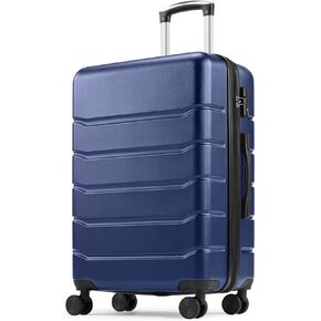 Sweetcrispy Carry on Luggage, Light Pink, 3-PCS Set (20/24/28 Inch)