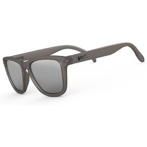 goodr Going to Valhalla...Witness! Polarized Sunglasses for Men & Women, Medium Sized (OG), Dark Gray Translucent Frames with Chrome Mirrored Reflective Lenses, UV400 Protection, No Slip