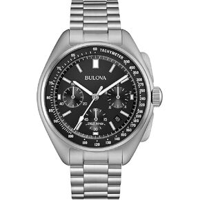 سلسلة أرشيف Bulova Men Archive Pilot 6-Hand Chronograph عالية الأداء من الفولاذ المقاوم للصدأ الكوارتز ، النمط الكريستالي الياقوت: 96B258