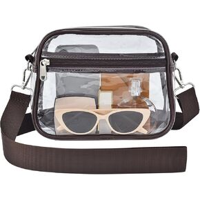 Clear Bag for Stadium Events Mini Small Clear Purse Clear Bag for Stadium Events Concert Sport Work
