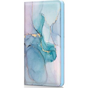 Checkbook Cover for Personal Checkbook，Patterned Pu Leather check book covers for women and men，with Pen Holder & Built-in Clear Plastic Divider for Duplicate Checks