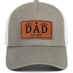 Dad Hat, Black, Baseball Cap, Letter Print, Father's Day, Unisex, All Seasons