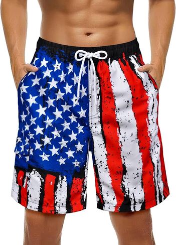 OlyPegic Mens Swim Trunks 9 Inch Quick Dry Board Shorts Mens Bathing Suit Beach Swimwear Mesh Lining with Zipper Pock in Saudi Arabia