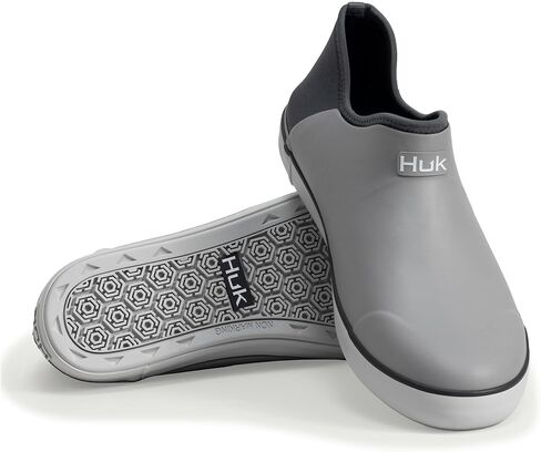 HUK Men's Rogue Wave Waterproof Fishing Shoes with Superior Traction & Comfortable Eva Footbed Rain Boot in Saudi Arabia