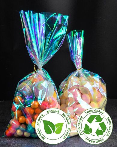 لابيول 100pcs أكياس السيلوفان القزحي in Kuwait