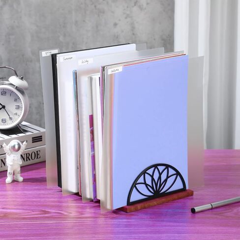 فواصل سجل القصاصات مقاس 30.48 × 30.48 سم، فواصل تخزين ورق القصاصات، فواصل الصفحات مع ملصقات لصندوق التخزين وحامل الملفات (12 قطعة) in Kuwait