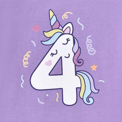 4th Birthday Outfit Girl,4 Year Old Fourth Four Shirt Skirt Outfit for Toddler Girls in Kuwait