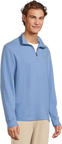 vineyard vines Men's Saltwater Quarter-Zip Pullover Sweater in Saudi Arabia