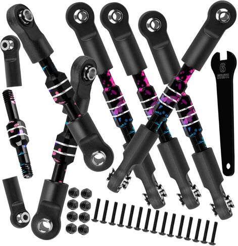 ألومنيوم ترنوبوكل روابط كامبر ترقيات جزء من 1/10 Slash 2WD VXL/Rustler 2WD VXL/Bandit 2WD VXL/Stampede 2WD VXL ، RC Alloy القبعة القابلة للتعديل ، الأخضر ، الأخضر in Kuwait