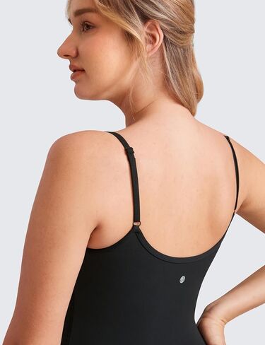 CRZ YOGA Butterluxe Maternity Workout Romper for Women Casual Spaghetti Strap Shorts Jumpsuit Pregnancy Tank Top Bodysuit in Saudi Arabia