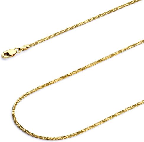 Wellingsale 14K Solid Gold Round Cains (حدد خيارات) in Kuwait