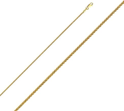 Wellingsale 14K Solid Gold Round Cains (حدد خيارات) in Kuwait