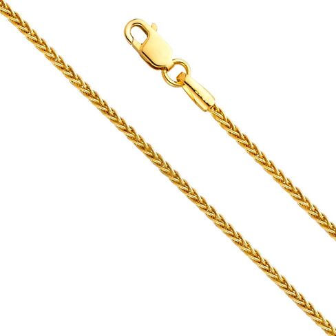 Wellingsale 14K Solid Gold Round Cains (حدد خيارات) in Kuwait