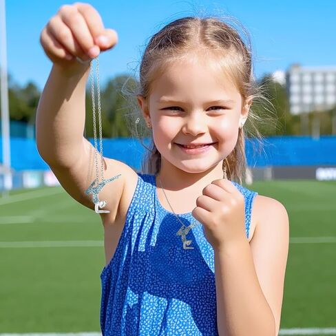 Gymnastics Necklaces for Teen Girls,Gymnastics Gifts for Girls,Cute Sport Ballerina Pendant Necklace Jewelry Birthday Christmas Gifts in Saudi Arabia