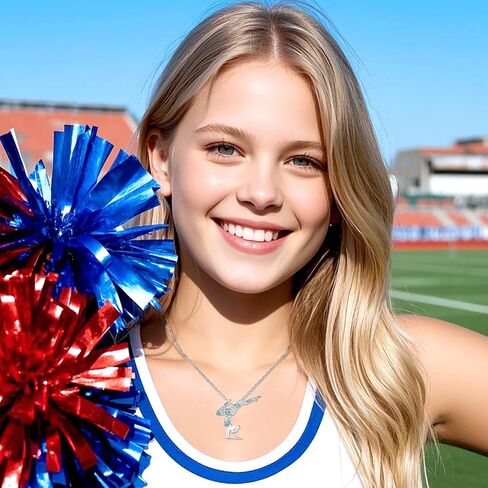 Gymnastics Necklaces for Teen Girls,Gymnastics Gifts for Girls,Cute Sport Ballerina Pendant Necklace Jewelry Birthday Christmas Gifts in Saudi Arabia