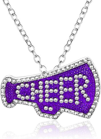 Cheer Necklaces for Teen Girls,Cheer Gifts for Girls,Cute Cheerleading Pendant Necklace Jewelry Birthday Christmas Gifts in Kuwait