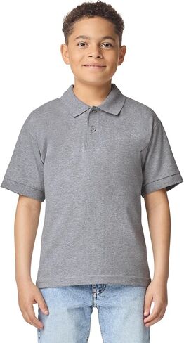 Gildan Boys DryBlend Short Sleeve Polo, Style G8800b, 3-Pack in Saudi Arabia