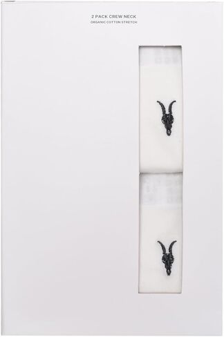 Men's 2pk Organic Cotton Crew Neck Tee in Saudi Arabia