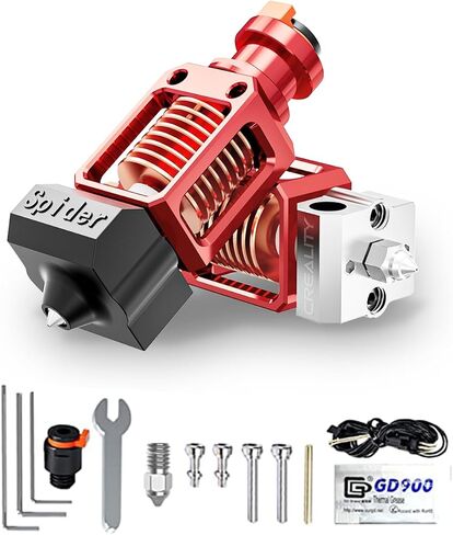مجموعة ترقية كتلة السخان الرسمية من Creality Sprite Extruder، فوهة نحاسية مطلية بالحرارة من النحاس ثنائي المعدن، درجة حرارة عالية 300 درجة مئوية، مناسبة لـ Ender 3 S1، S1 Pro، CR-10 Smart Pro in Kuwait