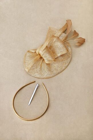 BABEYOND Women's Pillbox Fascinator Hat Kentucky Derby Hat Feather Fascinator Headband Tea Party Fascinator Hat for Cocktail in Kuwait