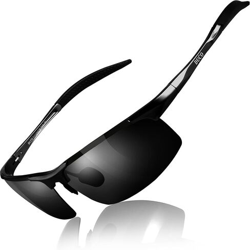 DUCO Mens Sports Polarized Sunglasses UV Protection Sunglasses for Men 8177s in Saudi Arabia