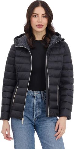 Michael Kors Women's Hooded Packable Puffer Jacket in Kuwait