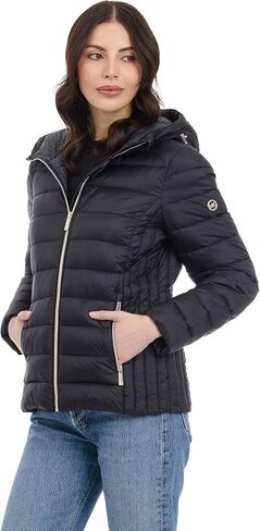 Michael Kors Women's Hooded Packable Puffer Jacket in Kuwait