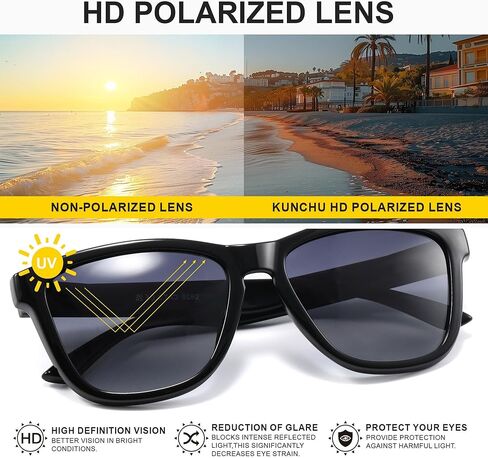 Polarized Sunglasses Womens Trendy Classic Retro Womens Sunglasses Men Driving Sun Glasses UV Protection in Kuwait