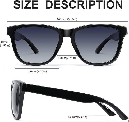 Polarized Sunglasses Womens Trendy Classic Retro Womens Sunglasses Men Driving Sun Glasses UV Protection in Kuwait