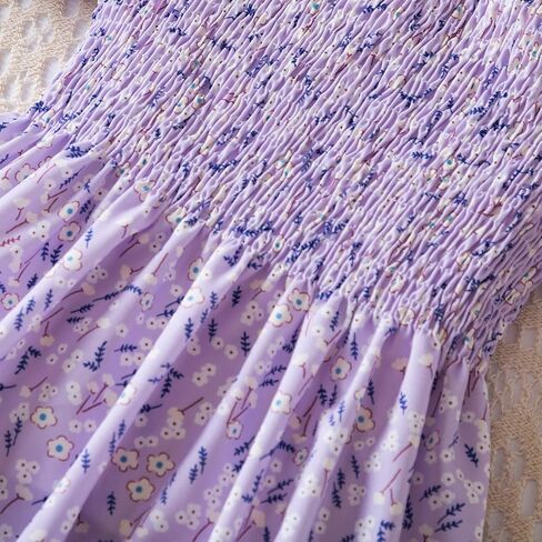 nnjxd فتاة صغيرة الفتاة الأزهار فستان الأميرة Girls Casaul مطبوعة A-Line Sundress in Kuwait