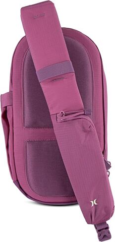 Hurley Men's Crossbody Sling Bag, Black, One Size in Saudi Arabia