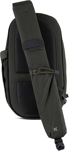 Hurley Men's Crossbody Sling Bag, Black, One Size in Saudi Arabia