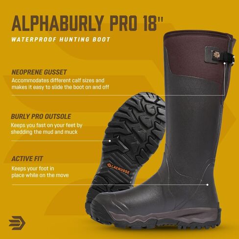 لاكروس حذاء صيد للرجال من الفابورلي برو 18 انش 800 غرام مقاوم للماء in Kuwait